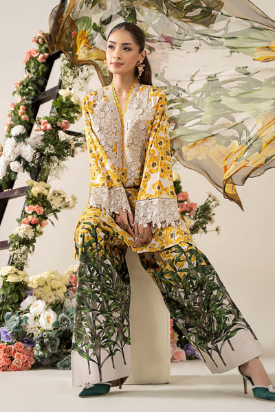 Styleloft.pk Maria B Unstitched Digital Print 3PC Suit - Luxury Lawn Collection 3 PIECE