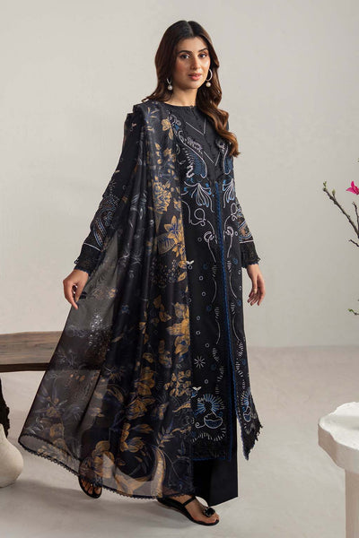 Styleloft.pk Neeshay Embroidered Dhanak Unstitched 3-Piece Suit - Chic & Cozy Winter 3-Piece Outfit 3 PIECE