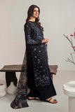 Styleloft.pk Neeshay Embroidered Dhanak Unstitched 3-Piece Suit - Chic & Cozy Winter 3-Piece Outfit 3 PIECE
