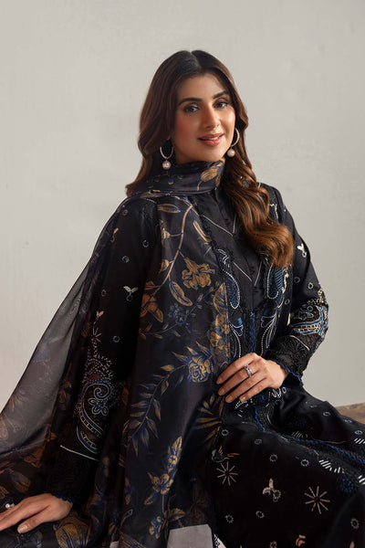 Styleloft.pk Neeshay Embroidered Dhanak Unstitched 3-Piece Suit - Chic & Cozy Winter 3-Piece Outfit 3 PIECE