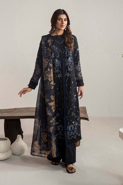 Styleloft.pk Neeshay Embroidered Dhanak Unstitched 3-Piece Suit - Chic & Cozy Winter 3-Piece Outfit 3 PIECE