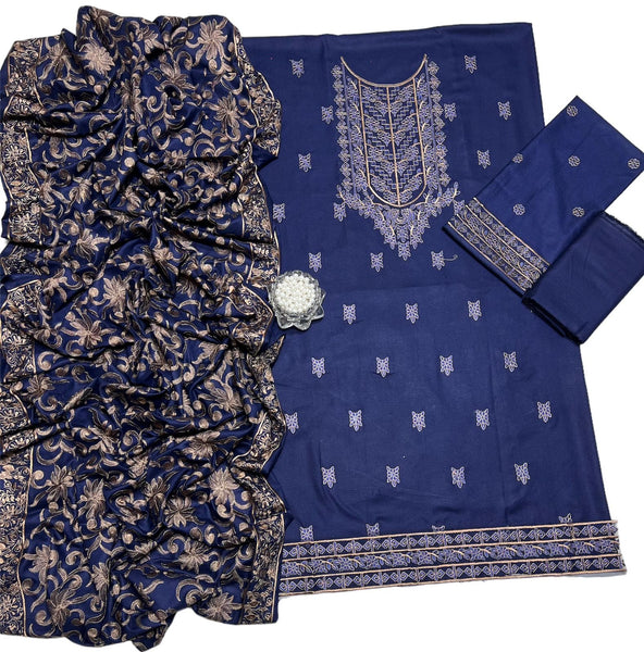 Styleloft.pk Nishat Dhanak Embroidered Suit Unstitched 3 Piece - Festive Collection 3 PIECE