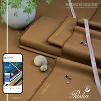 Styleloft.pk Pasha Soft Cotton Unstitched Suit for Men's 2 PIECE