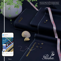 Styleloft.pk Pasha Soft Cotton Unstitched Suit for Men's 2 PIECE