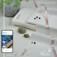 Styleloft.pk Pasha Soft Cotton Unstitched Suit for Men's 2 PIECE