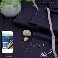 Styleloft.pk Pasha Soft Cotton Unstitched Suit for Men's 2 PIECE