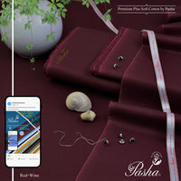 Styleloft.pk Pasha Soft Cotton Unstitched Suit for Men's 2 PIECE