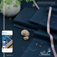 Styleloft.pk Pasha Soft Cotton Unstitched Suit for Men's 2 PIECE