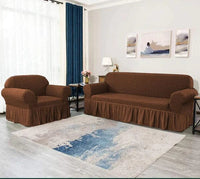 Styleloft.pk Persian Sofa Cover - Copper Brown sofa cover