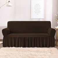 Styleloft.pk Persian Sofa Cover - Dark Brown sofa cover