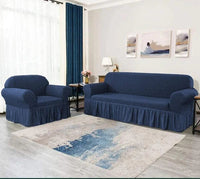 Styleloft.pk Persian Sofa Cover - Navy Blue sofa cover