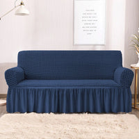 Styleloft.pk Persian Sofa Cover - Navy Blue sofa cover