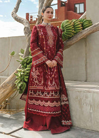Styleloft.pk Qalamkar Luxury Embroidered Dhanak Unstitched 3-Piece - Winter Collection 3 PIECE