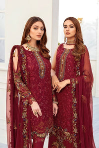 Styleloft.pk Ramsha Embroidered Dhanak Suit Unstitched 3 Piece - Luxury Collection 3 PIECE