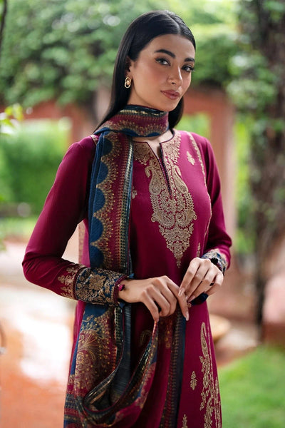 Styleloft.pk Sana Safinaz Embroidered Dhanak Suit Unstitched 3 Piece - Winter Collection 3 PIECE