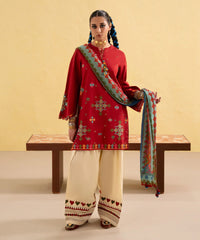Styleloft.pk Sapphire Embroidered Dhanak Unstitched Piece Suit - Winter Collection 3 piece