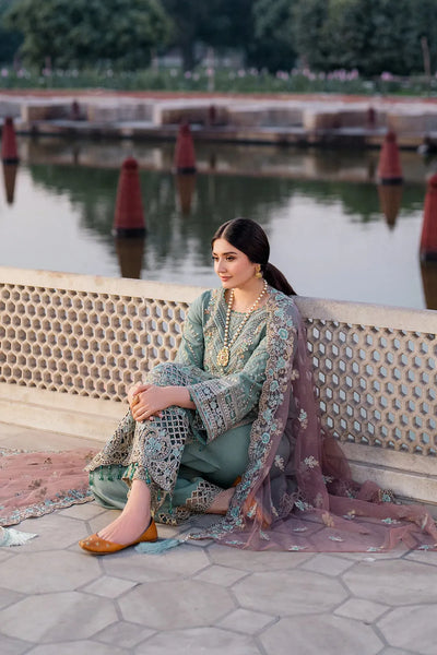 Styleloft.pk Serene Unstitched Embroidered Luxury Chiffon 3 Piece 3 piece