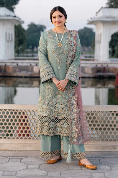 Styleloft.pk Serene Unstitched Embroidered Luxury Chiffon 3 Piece 3 piece