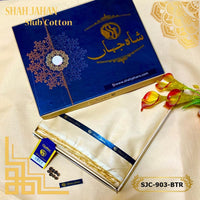 Styleloft.pk Shah Jahan Slub Cotton Unstitched Suit for Men's 2 PIECE