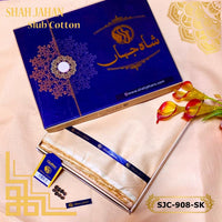 Styleloft.pk Shah Jahan Slub Cotton Unstitched Suit for Men's 2 PIECE