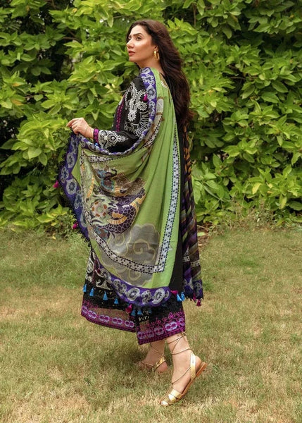 Styleloft.pk Siraa By Sadaf Fawad Khan Unstitched Embroidered Lawn 3Pc Suit 3 PIECE