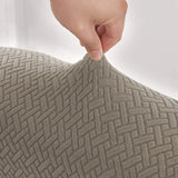 Styleloft.pk Stripe Jacquard Sofa Covers - Beige sofa cover