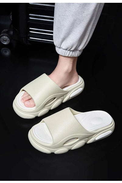 Styleloft.pk Thick Sole Soft House Slipper For Men/Women-Thick Bottom Increases Leg Length - Height Boosted House Chappal foot wear