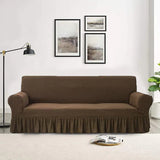 Styleloft.pk Turkish Style Sofa Cover - Dark Brown sofa cover