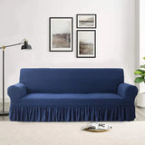 Styleloft.pk Turkish Style Sofa Cover - Navy Blue sofa cover