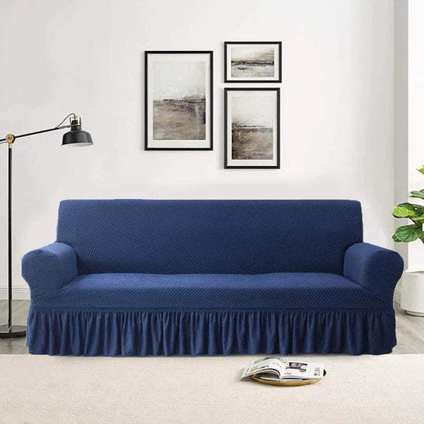 Styleloft.pk Turkish Style Sofa Cover - Navy Blue sofa cover