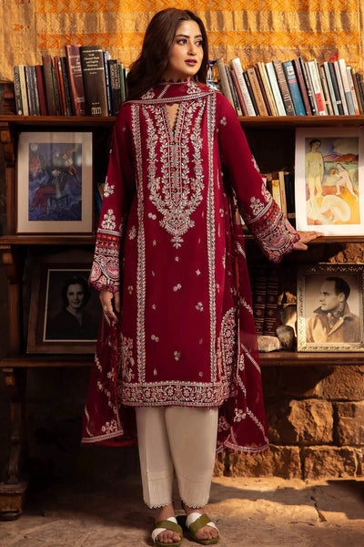 Styleloft.pk Zaha Embroidered Dhanak Suit Unstitched 3 Piece 3 PIECE