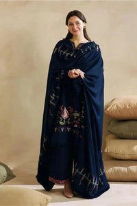 Styleloft.pk Zara Shah Jahan Embroidered Dhanak Unstitched Piece Suit - Elegant Winter Collection 3 PIECE