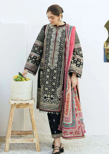 Styleloft.pk Zara Shah Jahan Unstitched Embroidered Lawn 3Pc Suit 3 PIECE