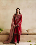 Styleloft.pk Zara Shah Jahan Unstitched Embroidered Lawn 3Pc Suit 3 PIECE