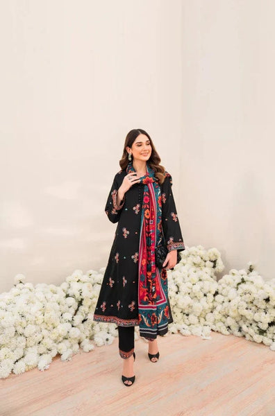 Styleloft.pk Zara Shah Jahan Unstitched Embroidered Lawn 3Pc Suit 3 PIECE