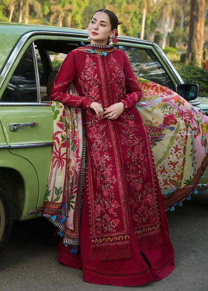 Styleloft.pk Zara shah jahan Unstitched Embroidered Lawn 3Pc Suit 3 PIECE