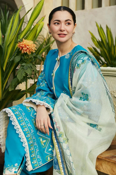 Styleloft.pk Zara shah jahan Unstitched Embroidered Lawn 3Pc Suit 3 PIECE