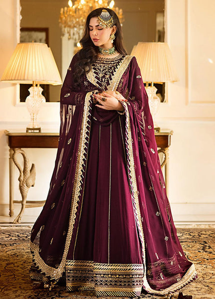 Styleloft.pk Zari Sitara By Asim Jofa Embroidered Chiffon Suits Unstitched 3 Piece AJZS-05 - Luxury Collection 3 PIECE