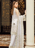 STYLE LOFT.PK Afrozeh Embroidered Chiffon Unstitched 3 Piece Suit AF19C 03 OCEAN PEARL - Luxury Collection