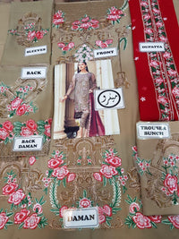 STYLE LOFT.PK Afrozeh Espoir Collection 2019 Embroidered Chiffon Unstitched 3 Piece Suit