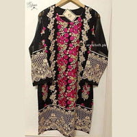 STYLE LOFT.PK Agha Noor Black Embroidered Lawn 2Piece Kurta