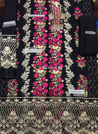 STYLE LOFT.PK Agha Noor Black Embroidered Lawn 2Piece Kurta