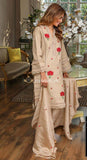 Agha Noor Embroidered Unstitched 3 Piece Lawn Suit - Luxury Collection