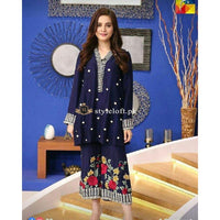 Aiman Khan Spotted 2Piece-Navy