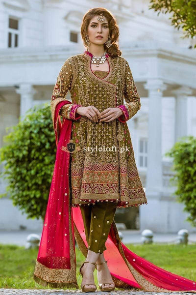 STYLE LOFT.PK Aisha Imran Bridal Collection 2019 Unstitched 3Piece Chiffon Suit