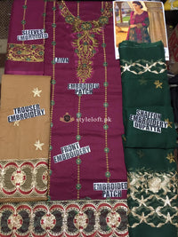 Akbar Aslam Designer 3Piece Lawn Collection 2019 AKS-01