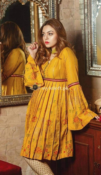 STYLE LOFT.PK Akbar Aslam Eid Lawn Collection 2019 Embroidered Two Piece Suit