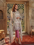 STYLE LOFT.PK Akbar Aslam Royal Luxury Chiffon Collection 2019 3PC Suit D07-Silver