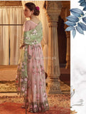 STYLE LOFT.PK Akbar Aslam Royal Luxury Chiffon Collection 2019 Unstitched 3 Piece Suit- D01-Neon Dreams