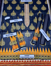 STYLE LOFT.PK Al Karam Embroidered Unstitched 3 Piece Suit AK19F 7D - Winter Collection